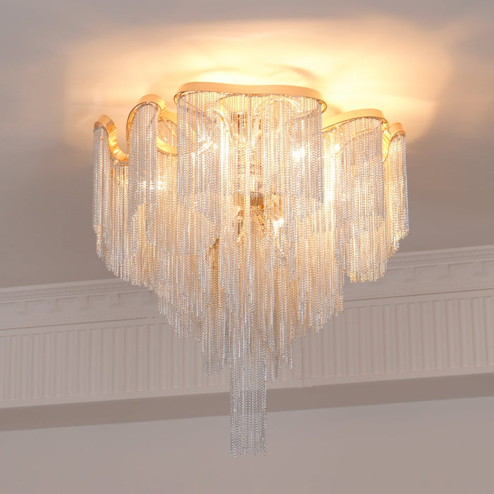 Modern Tassel Ceiling Lamp.