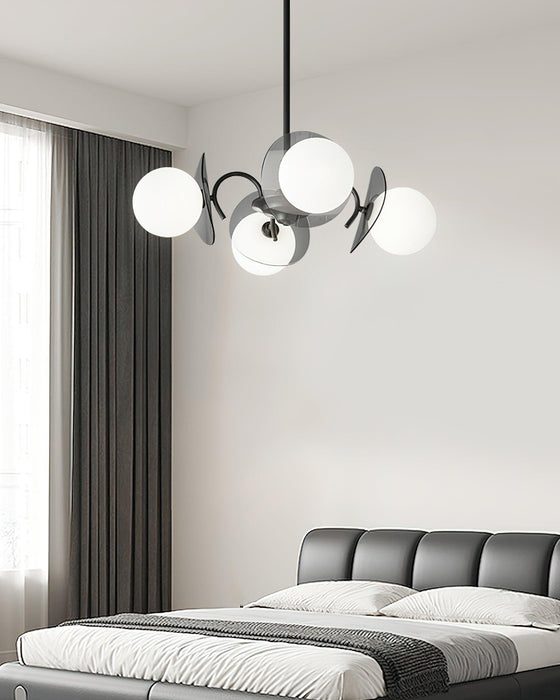 Molecular Spherical Glass Chandelier-DWHOME