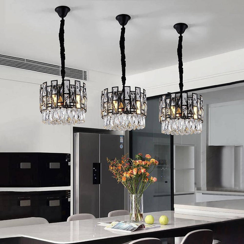 Molini 12" Crystal Light For Kitchen Island-DWHOME