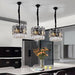 Molini 12" Crystal Light For Kitchen Island.