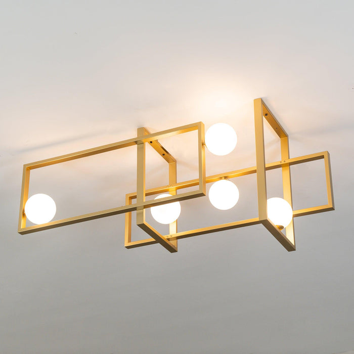 Mondrian Glass Ceiling Light - Vakkerlight