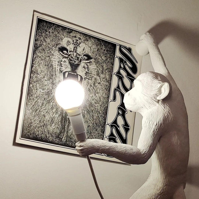 Monkey Wall Lamp.