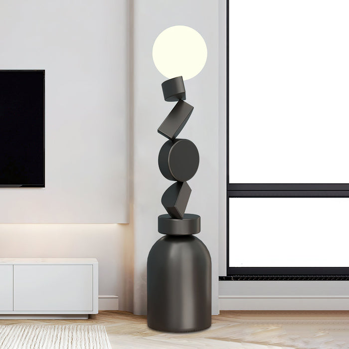 Monolith Cube Floor Lamp.