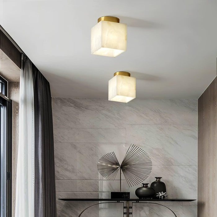 Moon Alabaster Ceiling Light - DWHOME