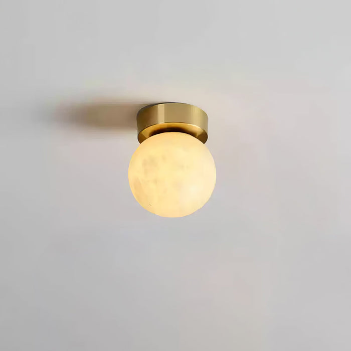 Moon Alabaster Ceiling Light.