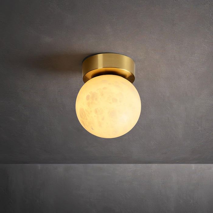 Moon Alabaster Ceiling Light - DWHOME