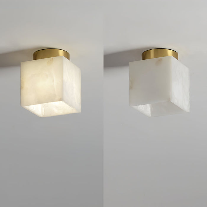 Moon Alabaster Ceiling Light.