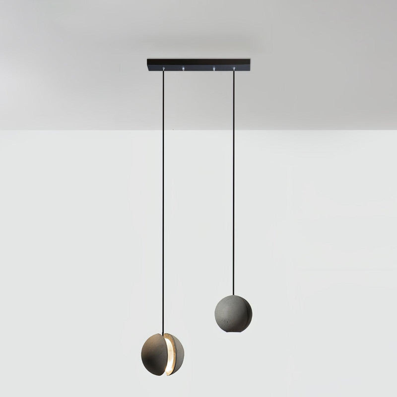 Moon Concrete Pendant Lamp-DWHOME