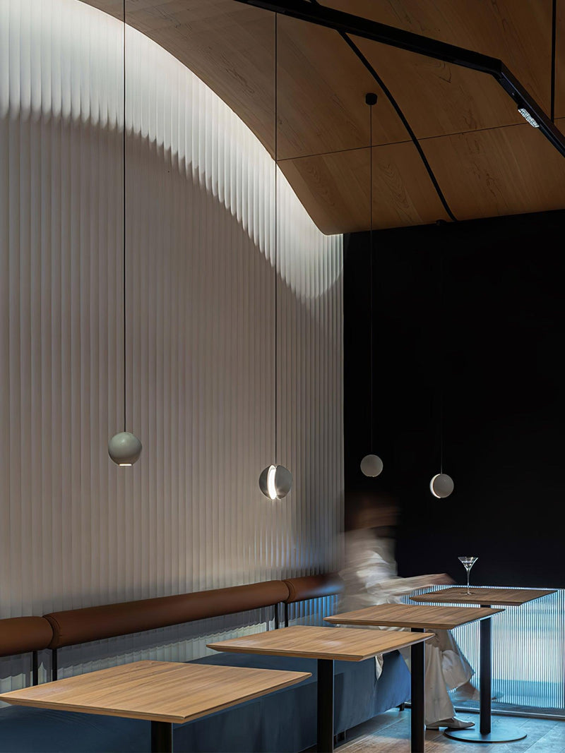 Moon Concrete Pendant Lamp-DWHOME
