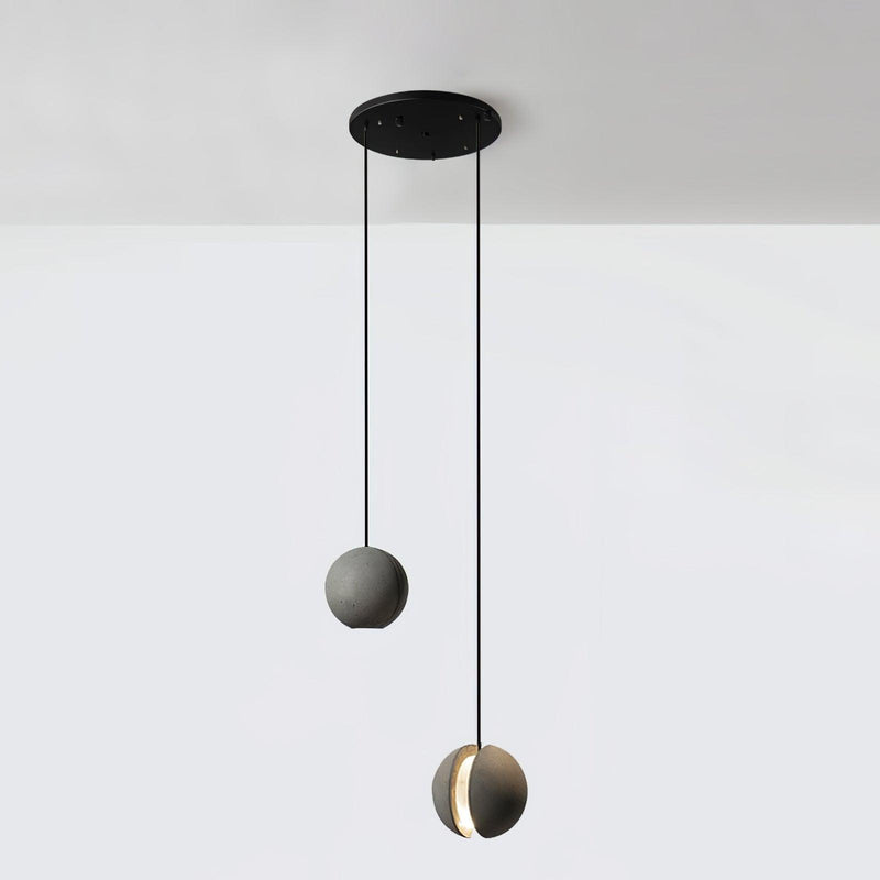 Moon Concrete Pendant Lamp-DWHOME