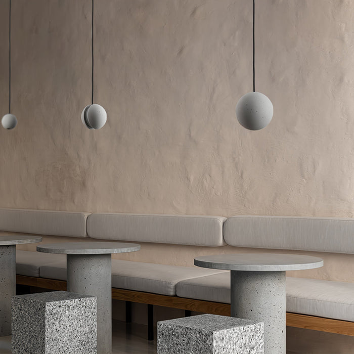 Moon Concrete Pendant Lamp