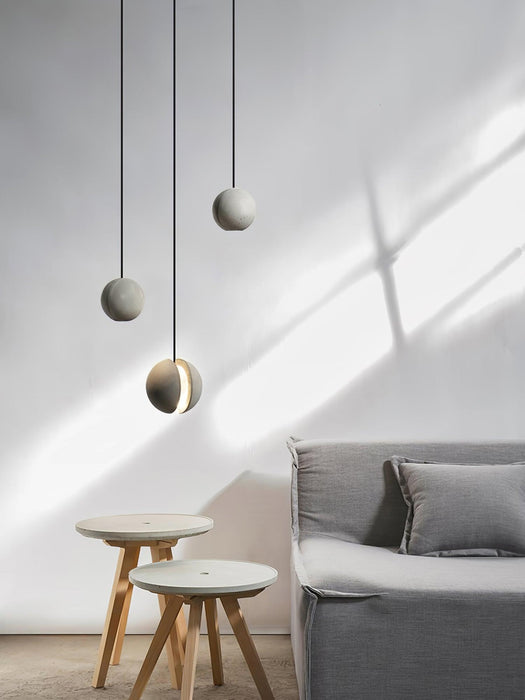 Moon Concrete Pendant Lamp - DWHOME