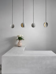 Moon Concrete Pendant Lamp-DWHOME