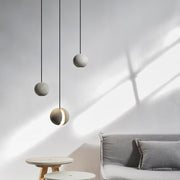 Moon Concrete Pendant Lamp-DWHOME