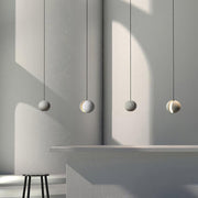 Moon Concrete Pendant Lamp-DWHOME