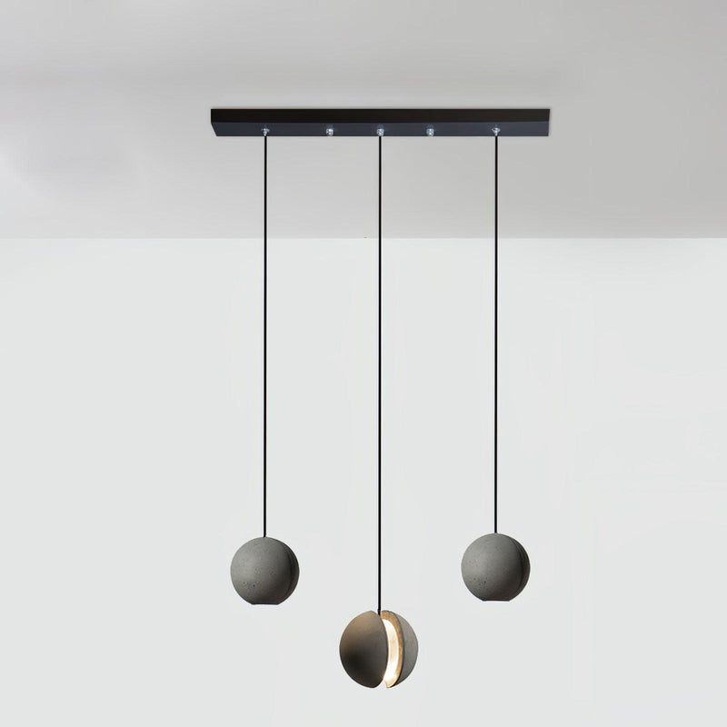 Moon Concrete Pendant Lamp-DWHOME