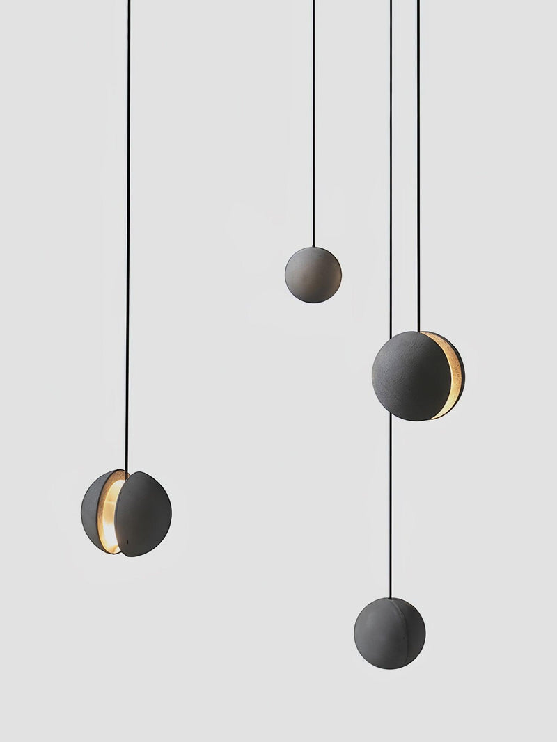 Moon Concrete Pendant Lamp-DWHOME