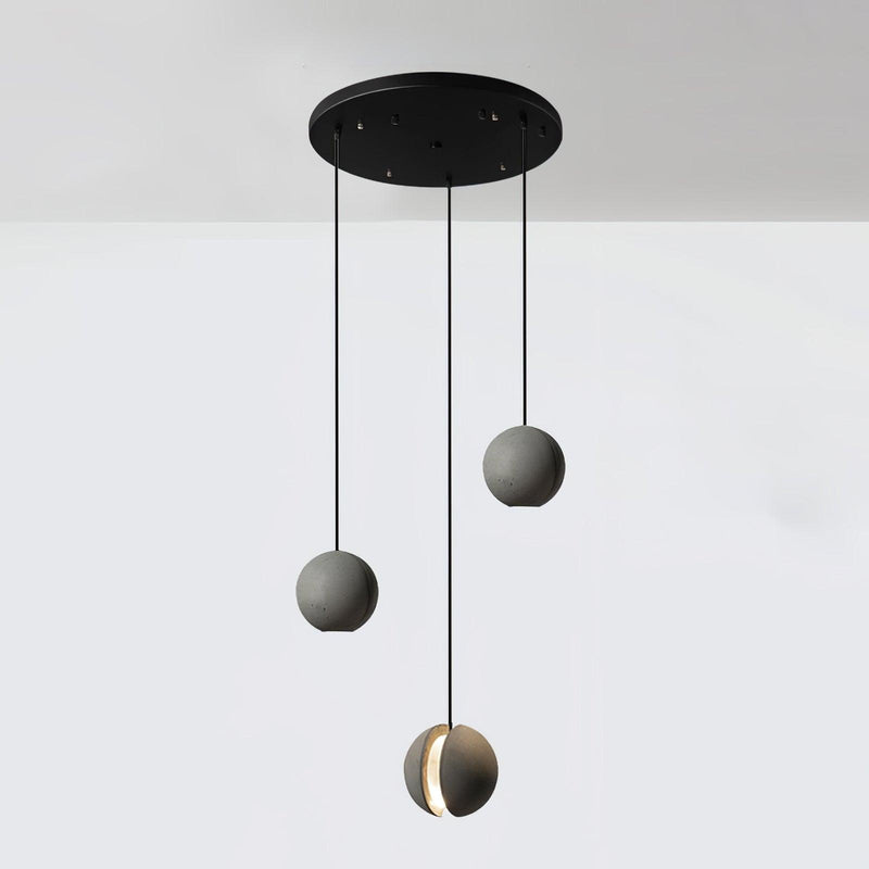 Moon Concrete Pendant Lamp-DWHOME