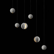 Moon Concrete Pendant Lamp-DWHOME