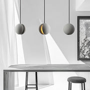 Moon Concrete Pendant Lamp-DWHOME