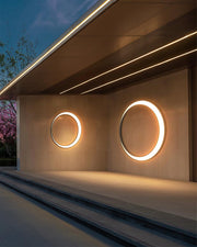 Moon Outdoor Wall Lamp-DWHOME