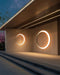 Moon Outdoor Wall Lamp.