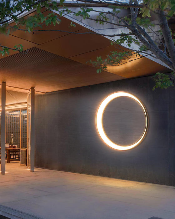 Moon Outdoor Wall Lamp.