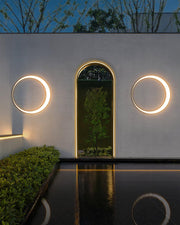 Moon Outdoor Wall Lamp-DWHOME