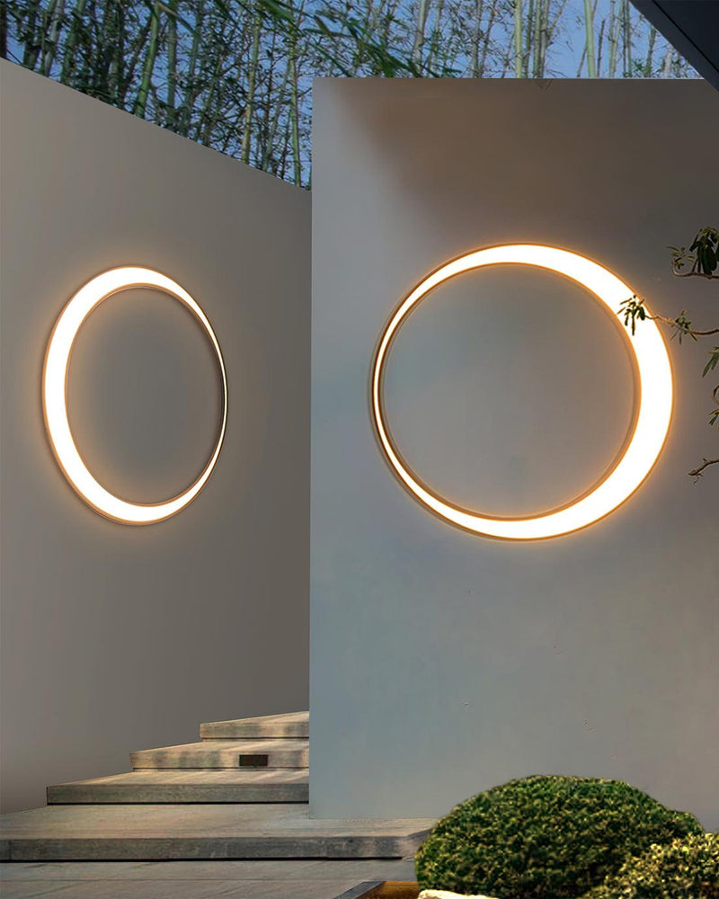 Moon Outdoor Wall Lamp-DWHOME