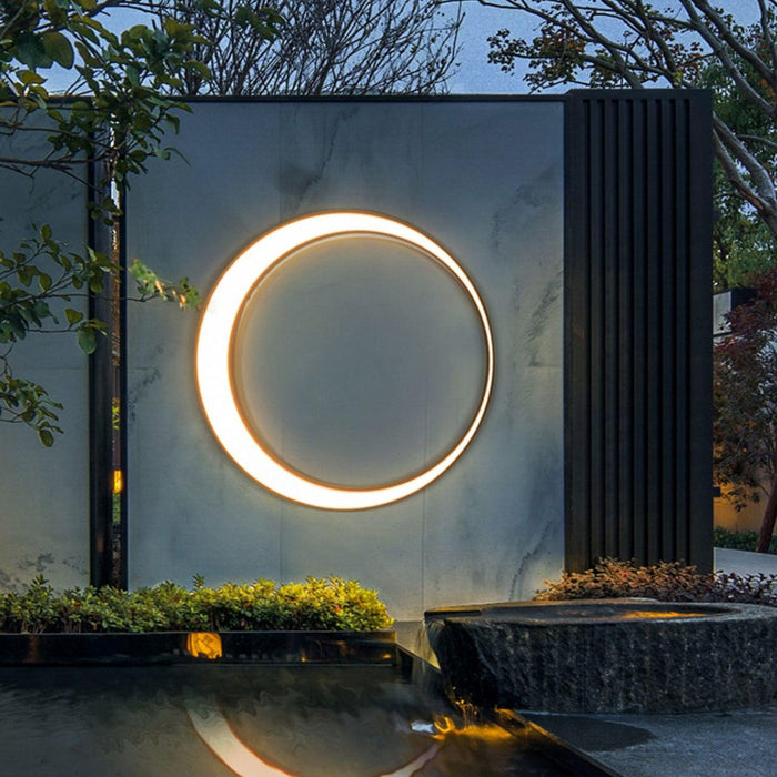 Moon Outdoor Wall Lamp.