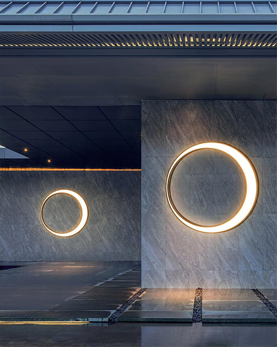 Moon Outdoor Wall Lamp.