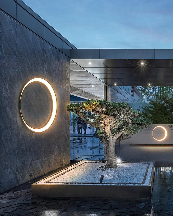 Moon Outdoor Wall Lamp.