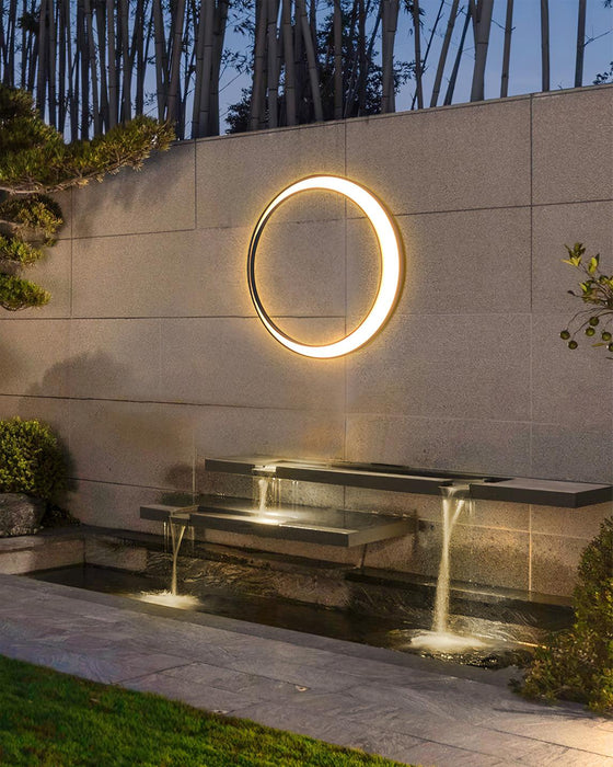 Moon Outdoor Wall Lamp.