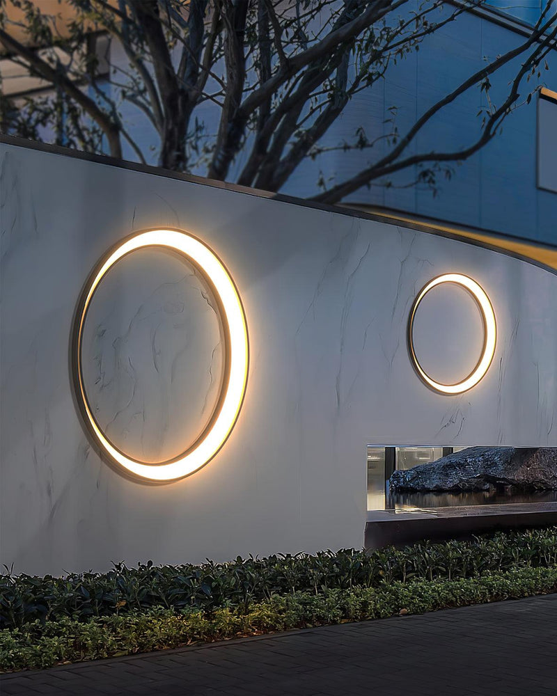 Moon Outdoor Wall Lamp-DWHOME