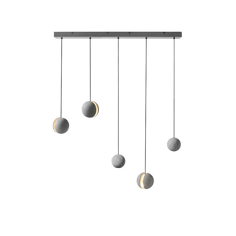 Moon Concrete Pendant Lamp-DWHOME