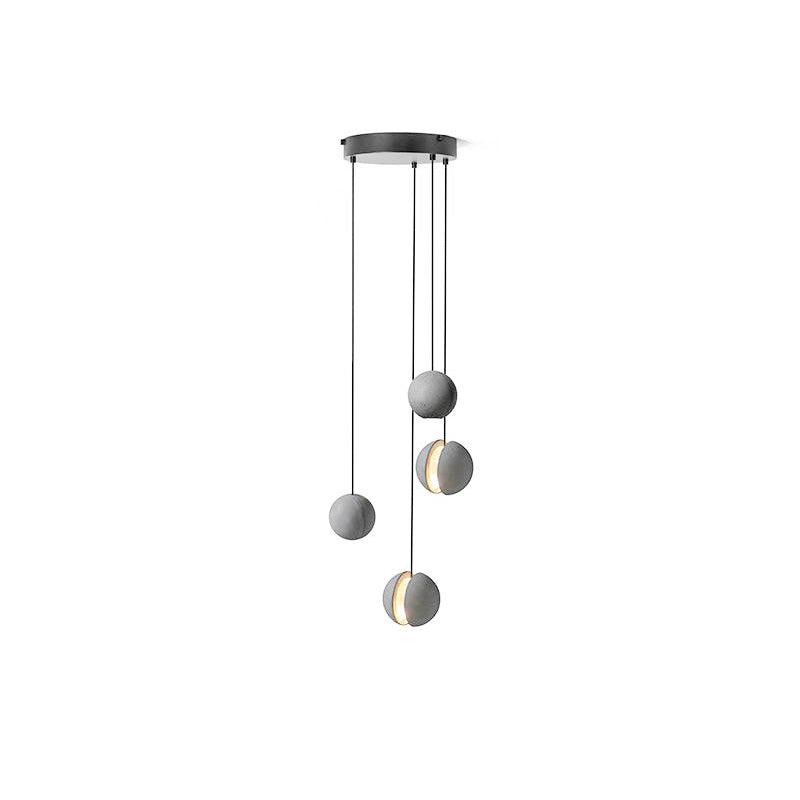 Moon Concrete Pendant Lamp-DWHOME