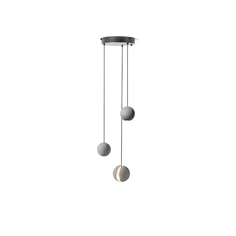 Moon Concrete Pendant Lamp-DWHOME
