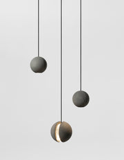 Moon Concrete Pendant Lamp-DWHOME