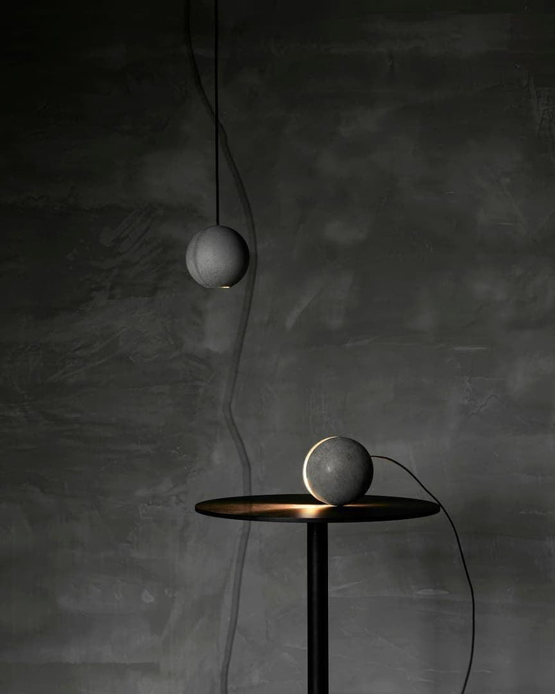 Moon Concrete Pendant Lamp-DWHOME