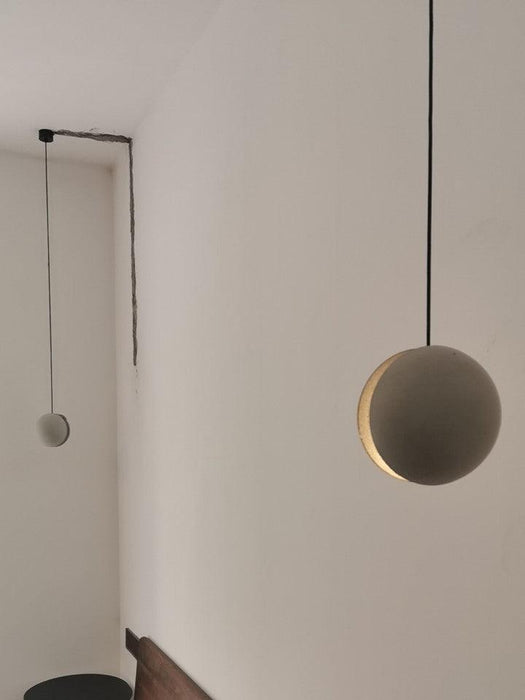 Moon Concrete Pendant Lamp - DWHOME