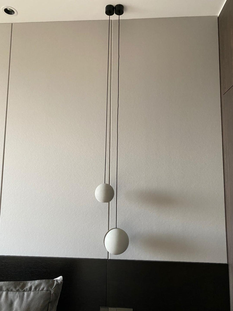 Moon Concrete Pendant Lamp-DWHOME