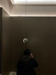 Moon Concrete Pendant Lamp-DWHOME