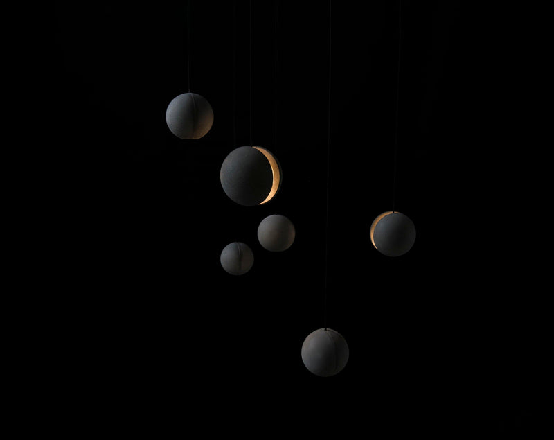 Moon Concrete Pendant Lamp-DWHOME