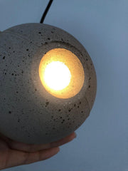 Moon Concrete Pendant Lamp-DWHOME