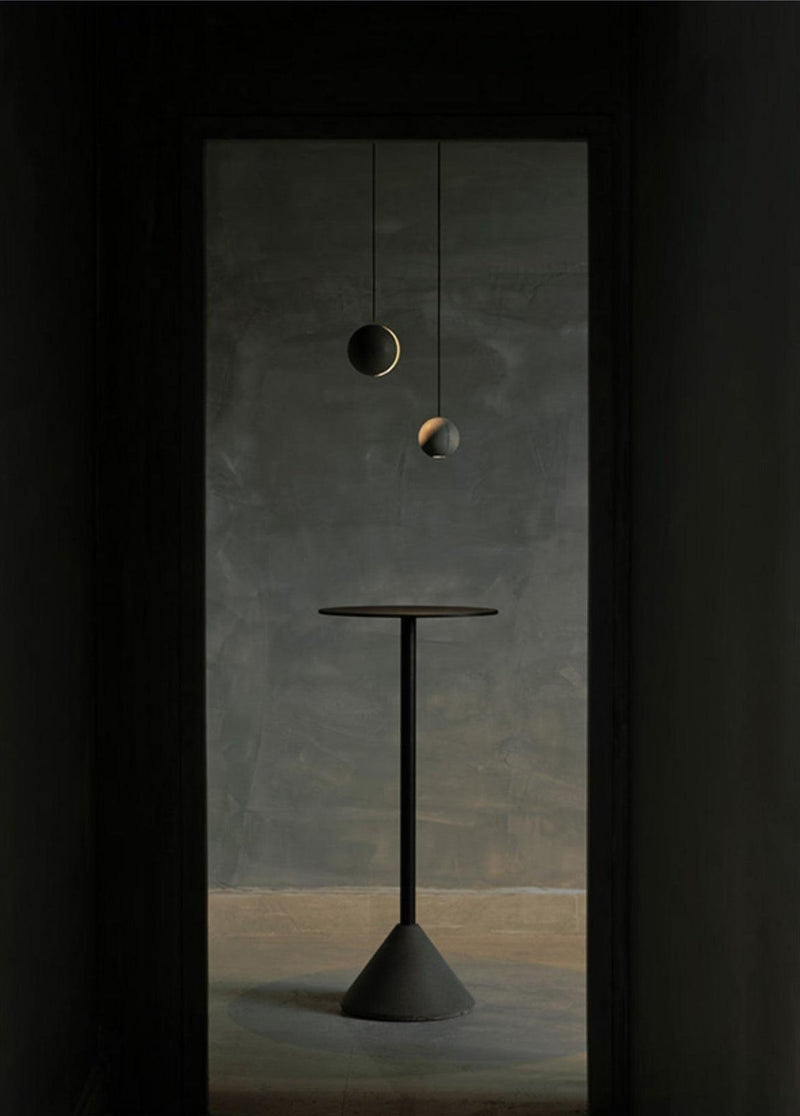 Moon Concrete Pendant Lamp-DWHOME