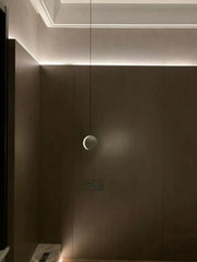 Moon Concrete Pendant Lamp-DWHOME