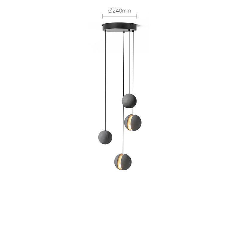 Moon Concrete Pendant Lamp-DWHOME