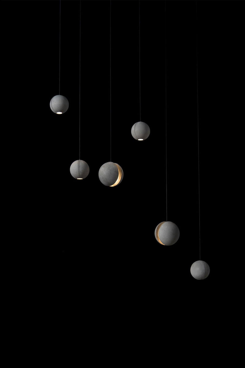 Moon Concrete Pendant Lamp-DWHOME