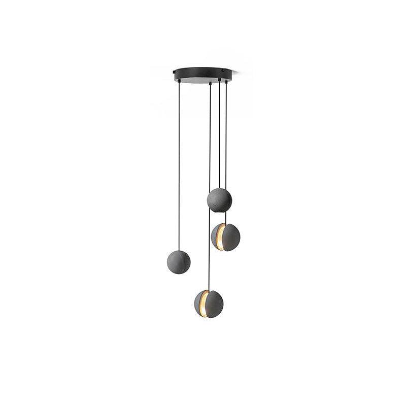 Moon Concrete Pendant Lamp-DWHOME