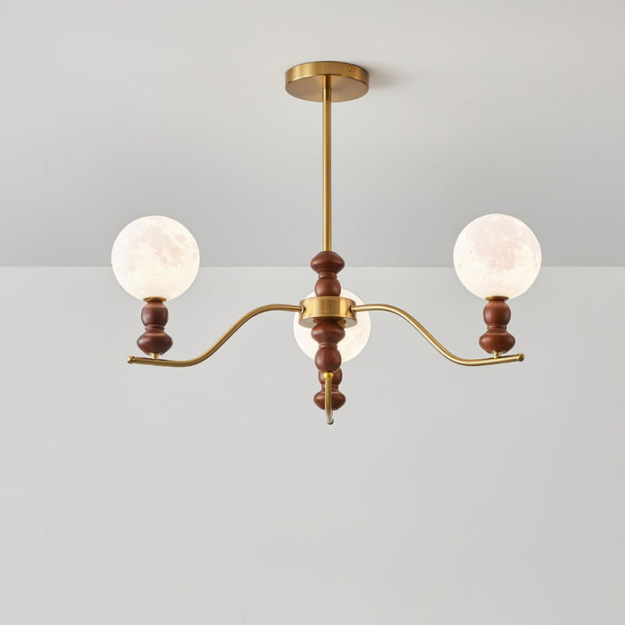 Moonlit Globe Chandelier-DWHOME